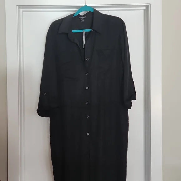 NWT BANANA REPUBLIC BLACK BUTTON DOWN JUMPSUIT - Picture 5 of 15